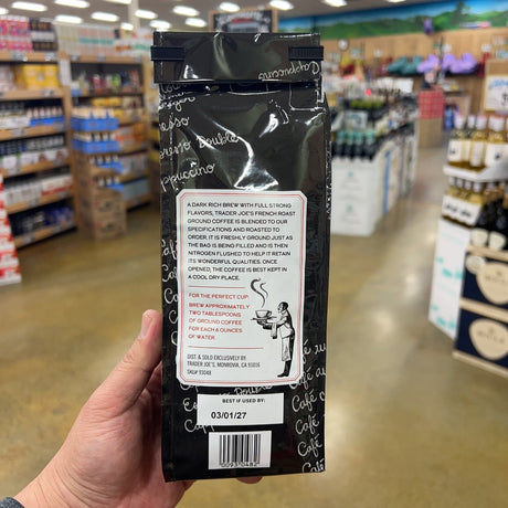 Trader Joe's French Roast Ground Coffee Dark Roast 100% Arabica 14 oz