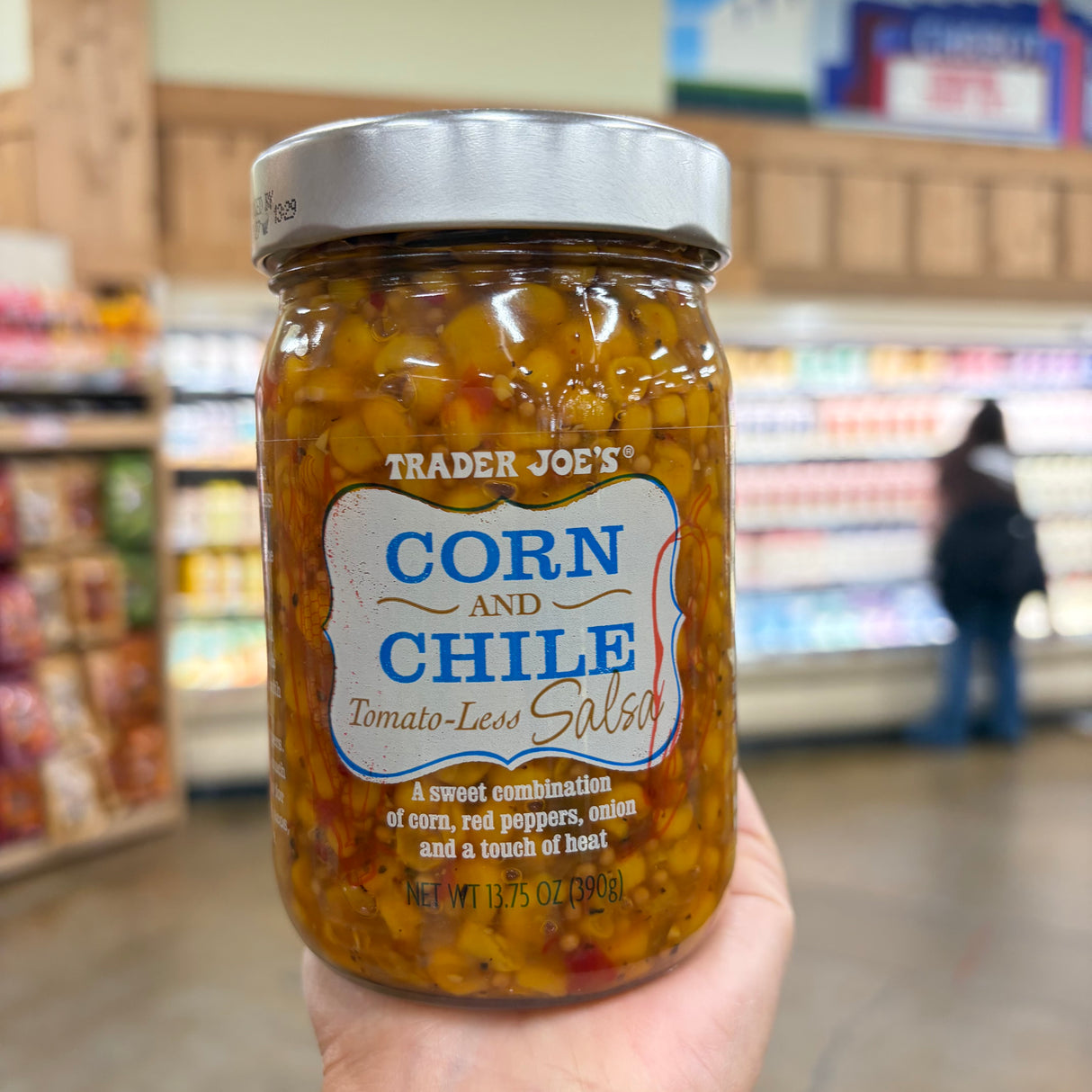 Trader Joe's Corn and Chile Tomato-Less Salsa 13.75 oz