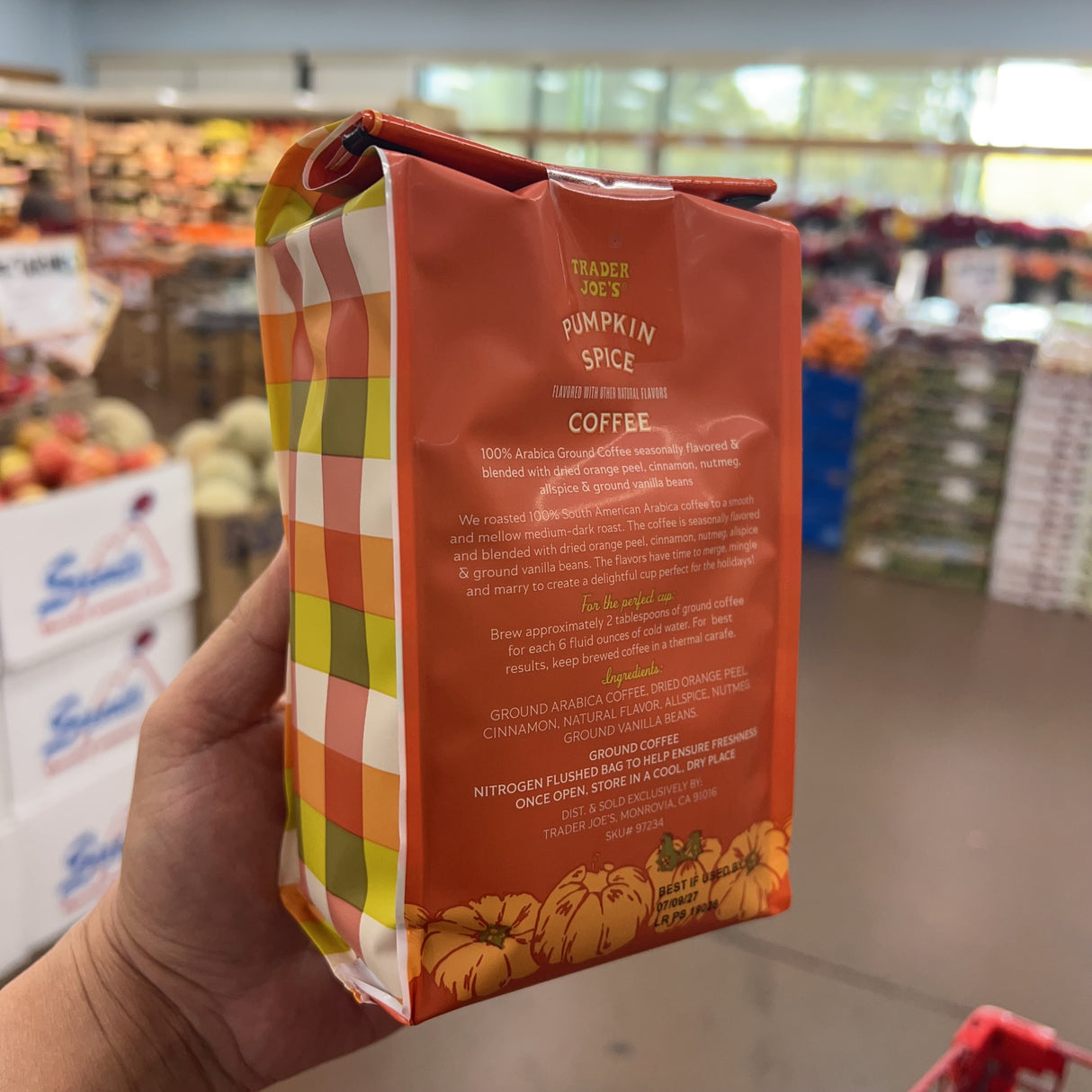Trader Joe's Pumpkin Spice Ground Coffee, 14 oz product image 4