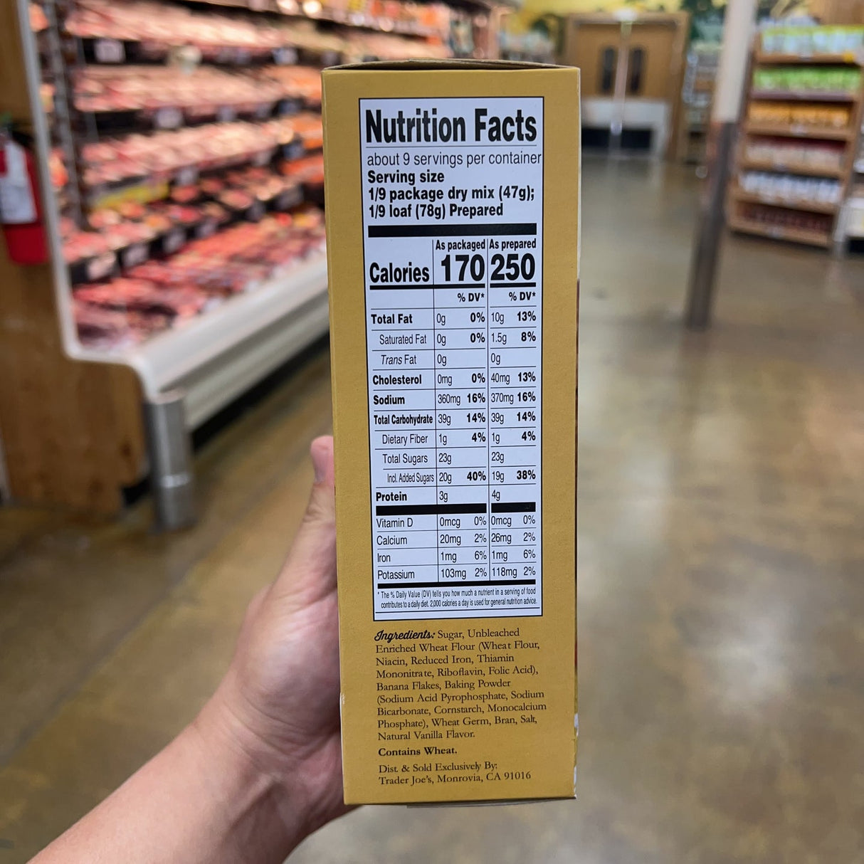 Trader Joe's Banana Bread Mix 15 oz product image 3