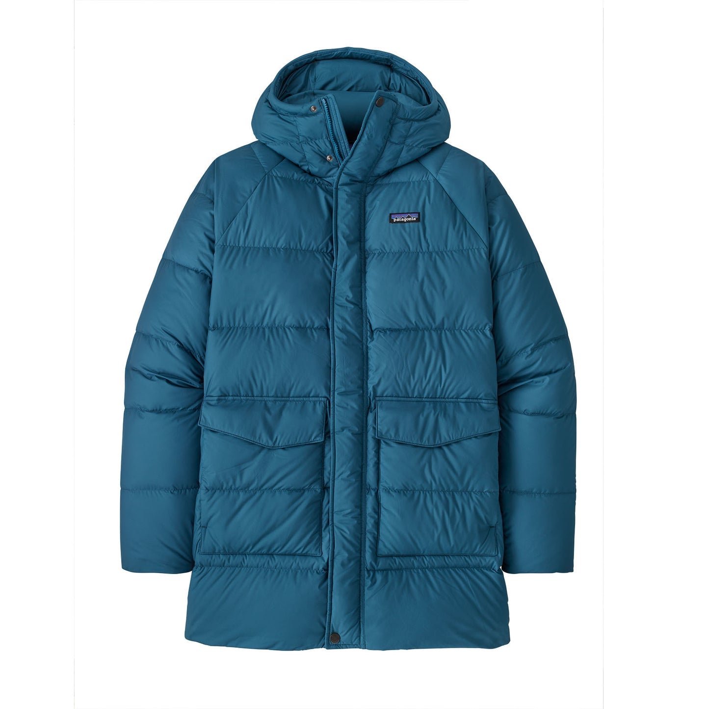 Patagonia Silent Down Parka – Men's | Wavy Blue (WAVB) | Size M