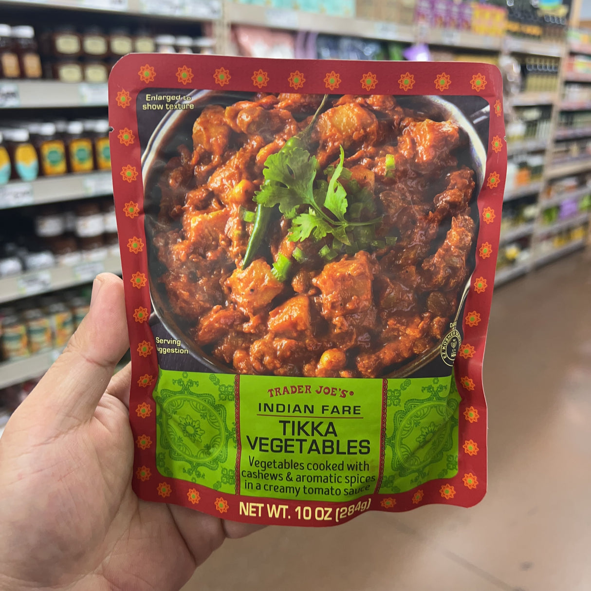 Trader Joe's Indian Fare Tikka Vegetables 10 oz