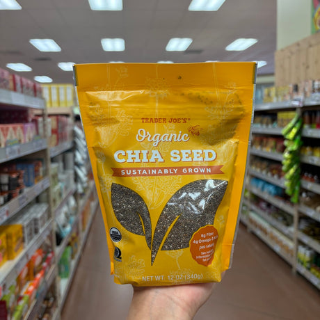Trader Joe’s Organic Chia Seeds – USDA Organic Omega-3 Superfood, 12 oz (340g)