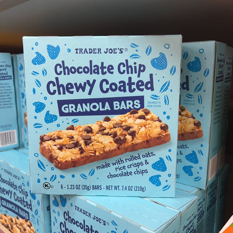 Trader Joe’s Chocolate Chip Chewy Coated Granola Bars 6 Pack 7.4 oz product image 6