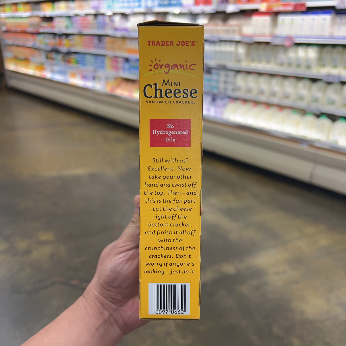 Trader Joe's Organic Mini Cheese Sandwich Crackers 7.5 oz product image 3