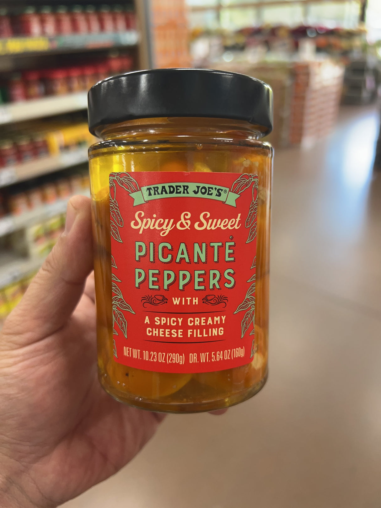 Trader Joe's Spicy & Sweet Picante Peppers with a Spicy Creamy Cheese Filling, 10.23 oz product image 8