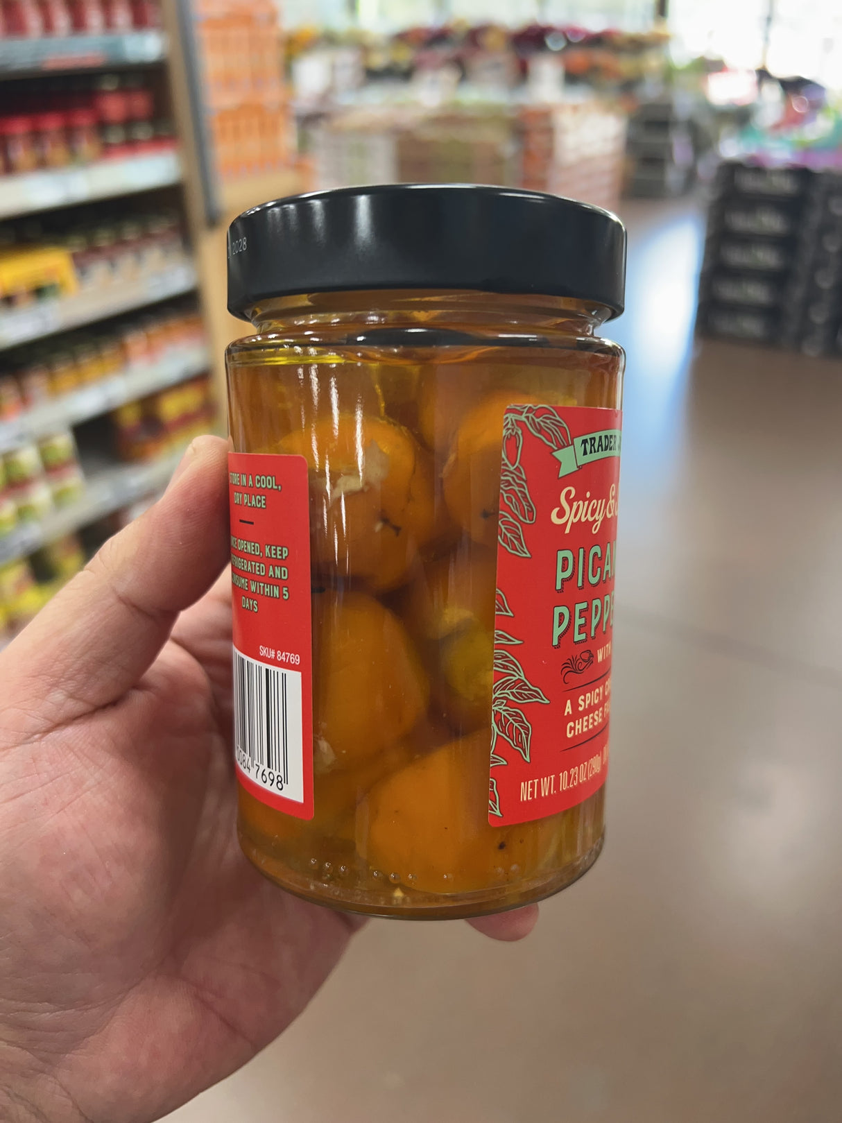 Trader Joe's Spicy & Sweet Picante Peppers with a Spicy Creamy Cheese Filling, 10.23 oz product image 9