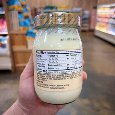 Trader Joe's Organic Mayonnaise USDA Certified Organic 16 fl oz