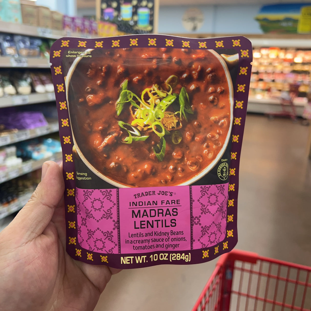 Trader Joe's Indian Fare Madras Lentils 10 oz