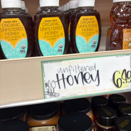Trader Joe's Organic Unfiltered Honey from Uruguay 16 oz (454g)