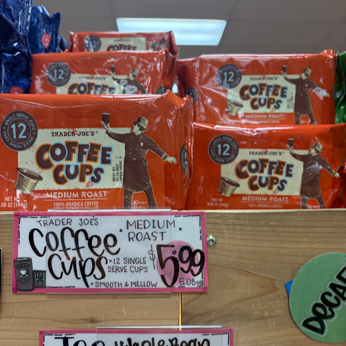 Trader Joe's Medium Roast K-Cup Coffee Pods 12ct