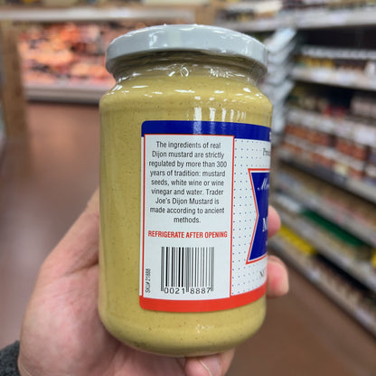 Trader Joe's Dijon Mustard with White Wine Product of France 13 oz