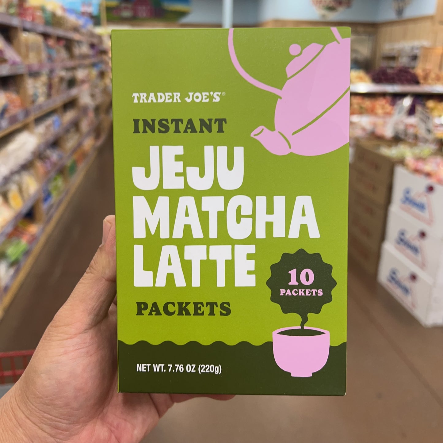 Trader Joe's Instant Jeju Matcha Latte Packets, 10 ct