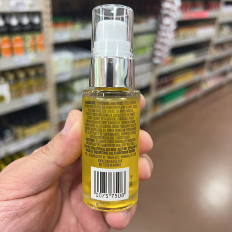 Trader Joe's Multi-Botanical Repair Hair Oil 1 fl oz 450°F Heat Protectant