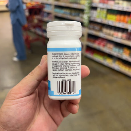 Trader Joe's Chewable Melatonin Peppermint 3 mg 100 Tablets – package detail view 5