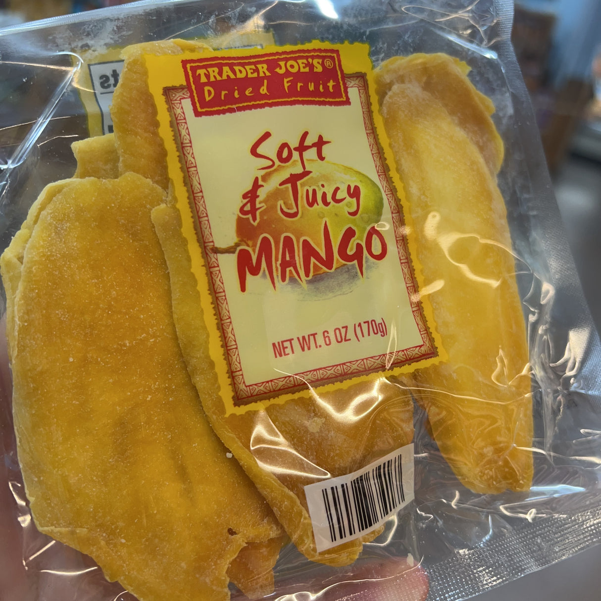 Trader Joe's Soft & Juicy Mango Dried Fruit 6 oz