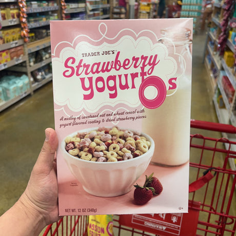 Trader Joe's Strawberry Yogurt O's Cereal 12 oz, product image 1