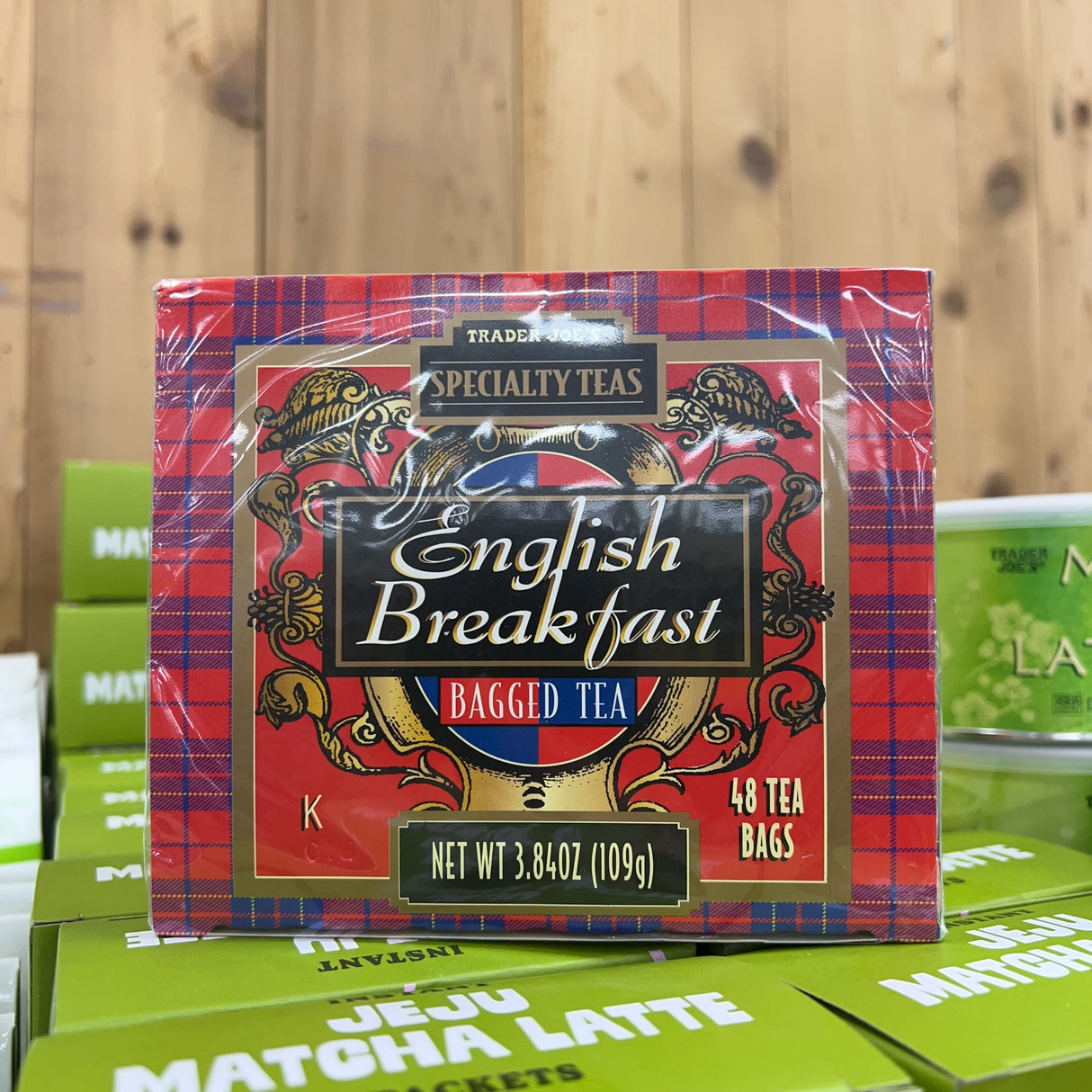 Trader Joe's Specialty Teas English Breakfast Bagged Tea 48 Bags 3.84 oz product image