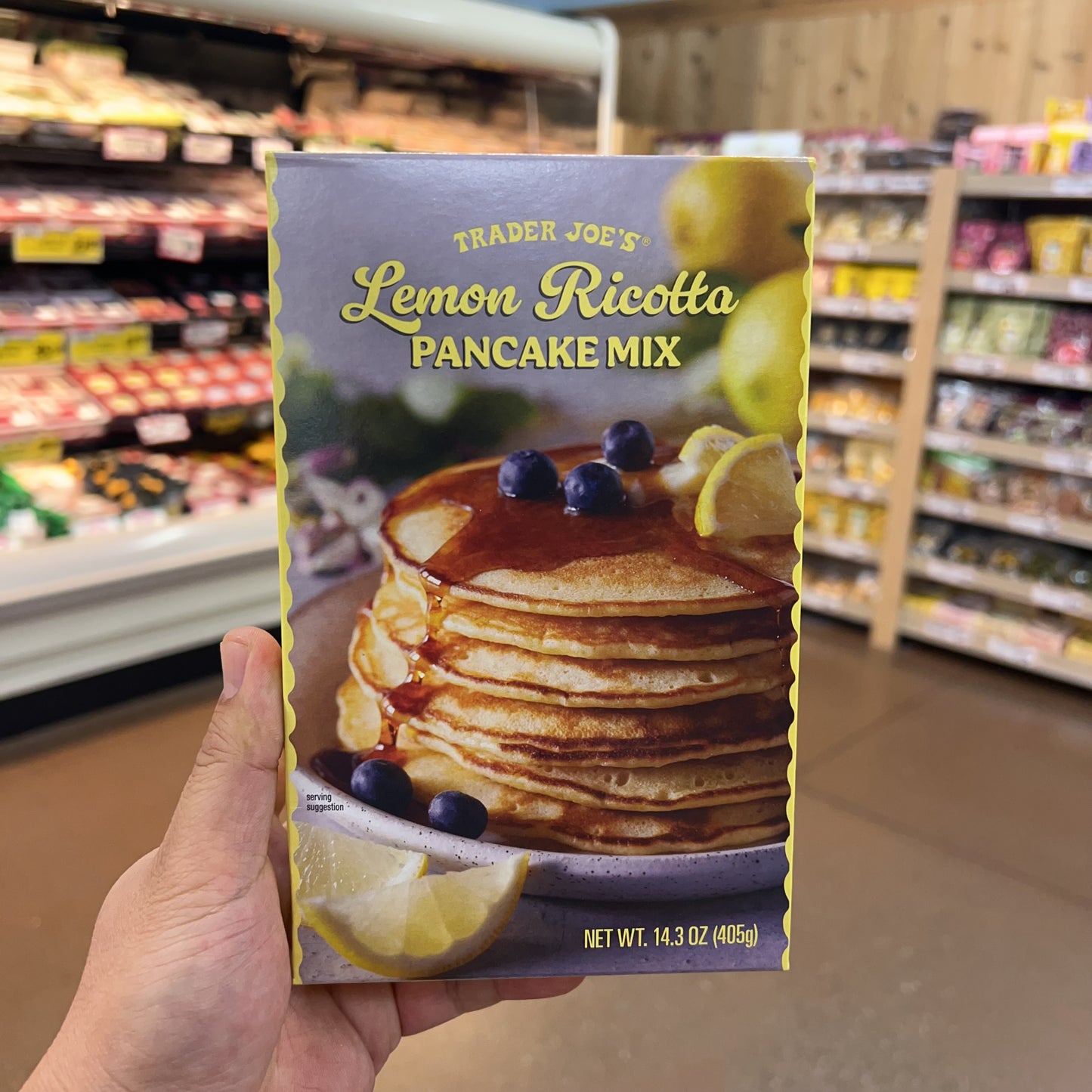 Trader Joe's Lemon Ricotta Pancake Mix 14.3 oz product image