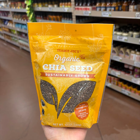 Trader Joe’s Organic Chia Seeds – USDA Organic Omega-3 Superfood, 12 oz (340g)