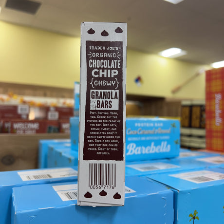 Trader Joe's Organic Chocolate Chip Chewy Granola Bars 8 Pack 6.8 oz product image 3