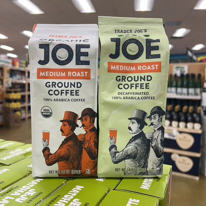Trader Joe's Decaf Joe Medium Roast Ground Coffee 100% Arabica 14 oz