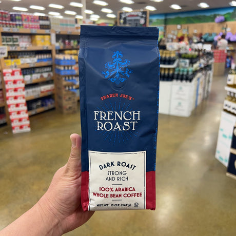 Trader Joe's French Roast Coffee Dark Roast 100% Arabica Whole Bean 13 oz