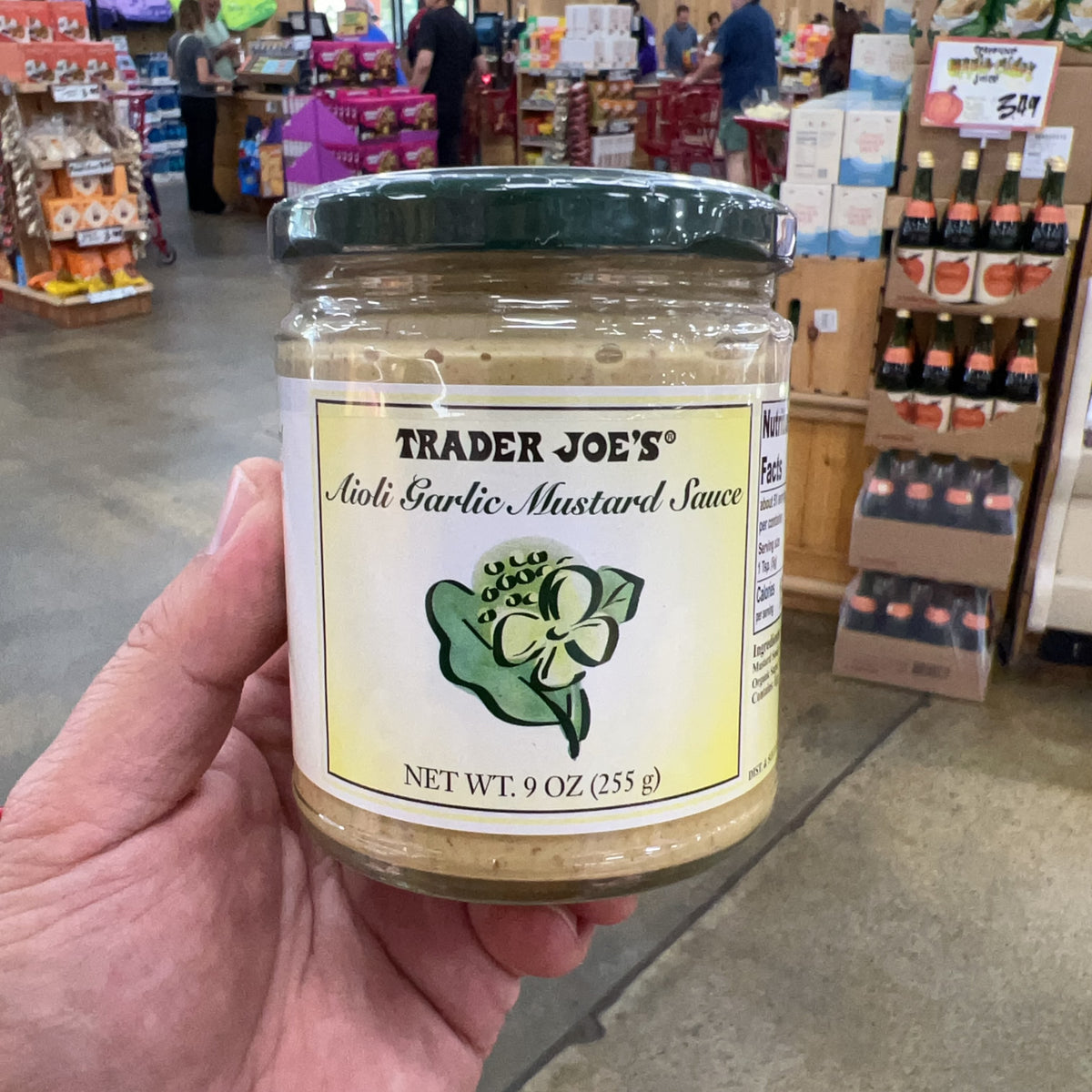 Trader Joe's Aioli Garlic Mustard Sauce 9 oz