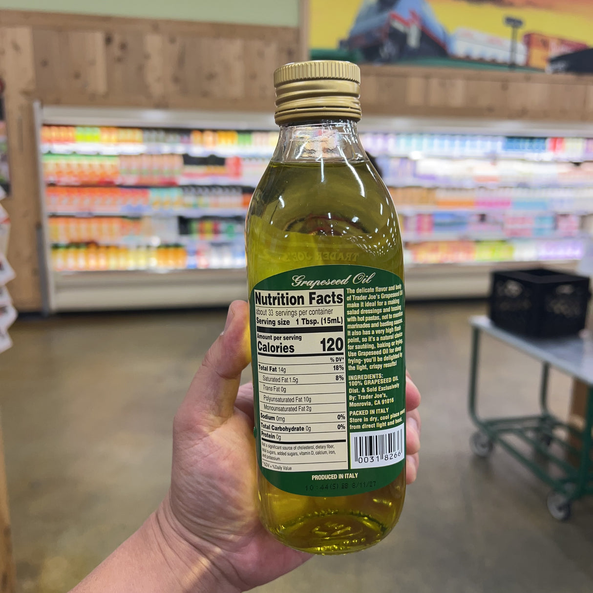Trader Joe's Grapeseed Oil 17 fl oz product image 2