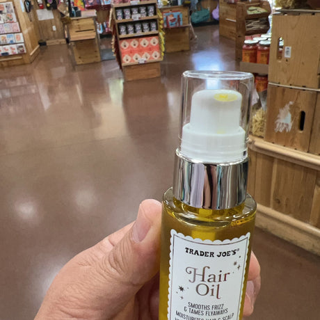 Trader Joe's Multi-Botanical Repair Hair Oil 1 fl oz 450°F Heat Protectant