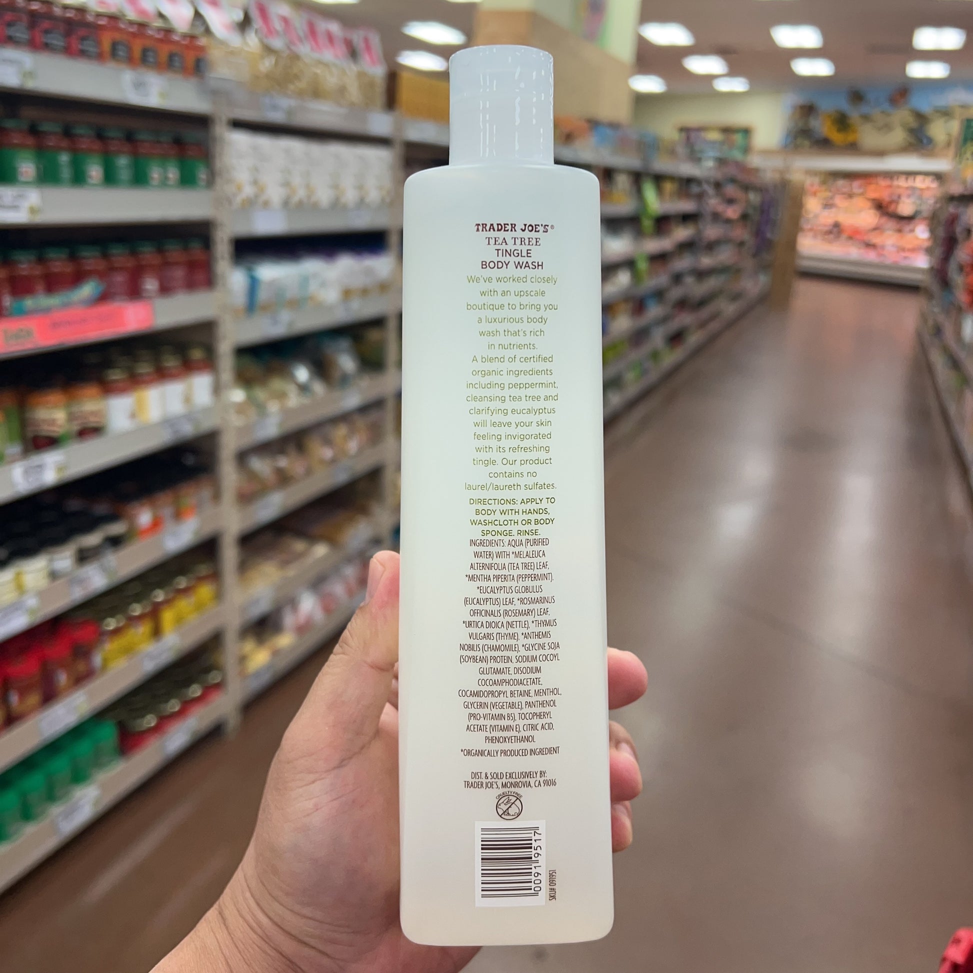 Trader Joe's Tea Tree Tingle Body Wash
