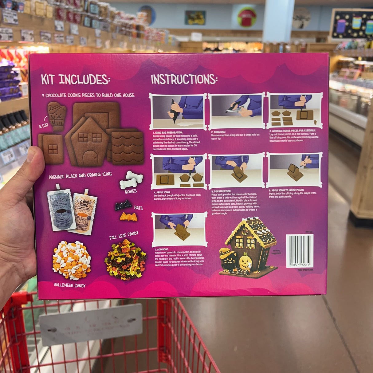Trader Joe's Haunted House Chocolate Cookie Kit, 24 oz product image 2