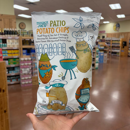 Trader Joe's Patio Potato Chips, 6 oz (170g)