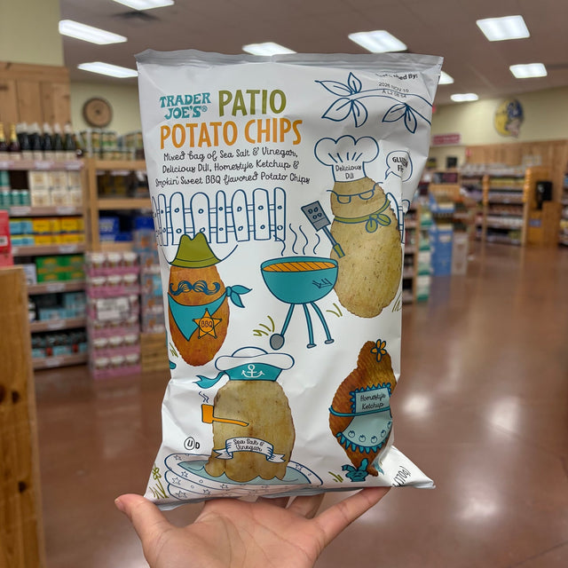 Trader Joe's Patio Potato Chips, 6 oz (170g)