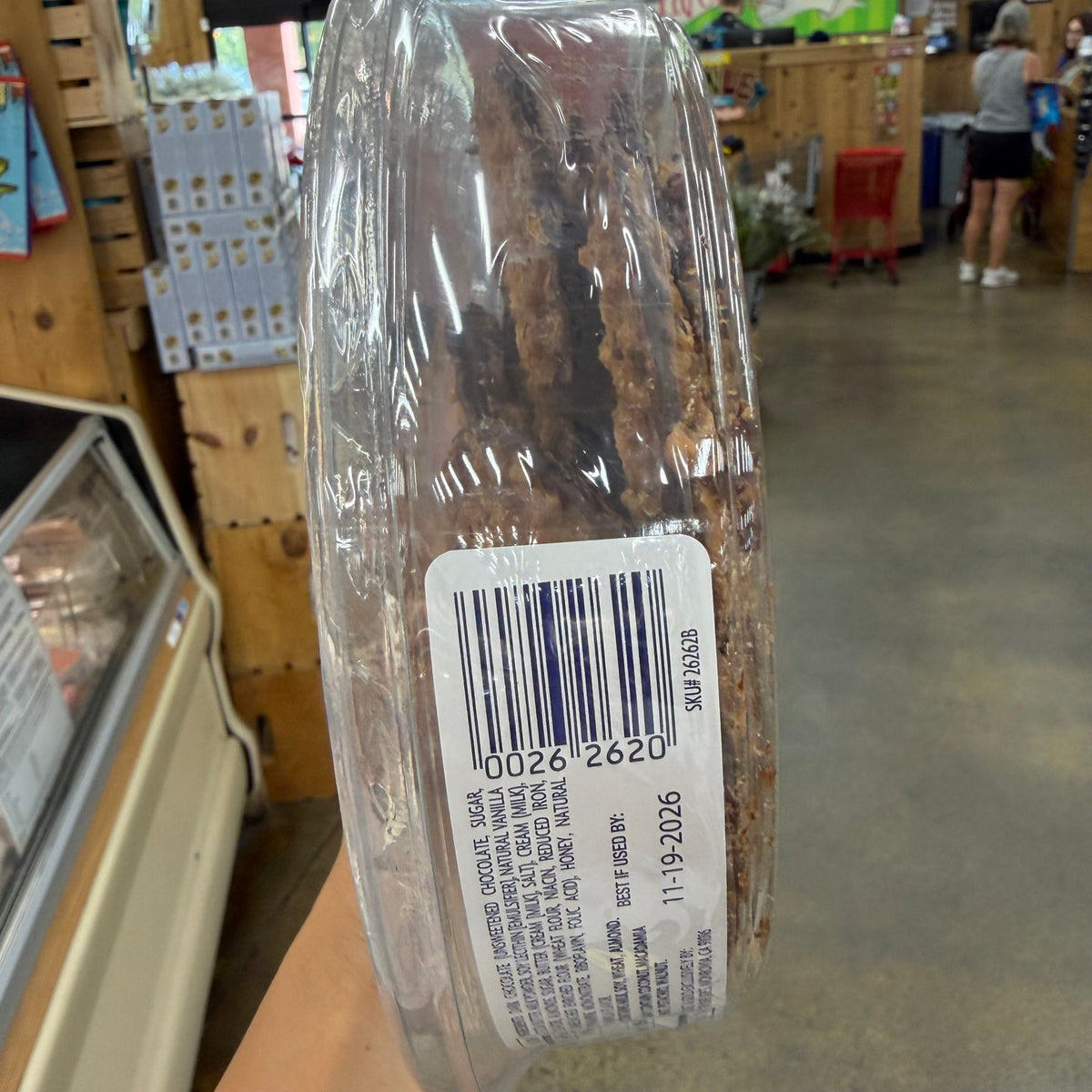 Trader Joe's Laceys Cookies Dark Chocolate Almond 8 oz (227g)