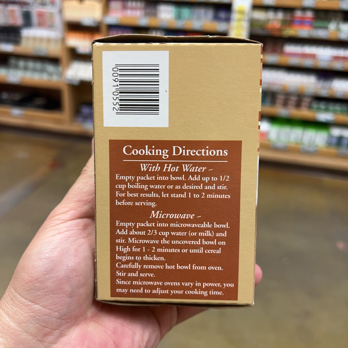 Trader Joe's Maple & Brown Sugar Naturally Flavored Instant Oatmeal
