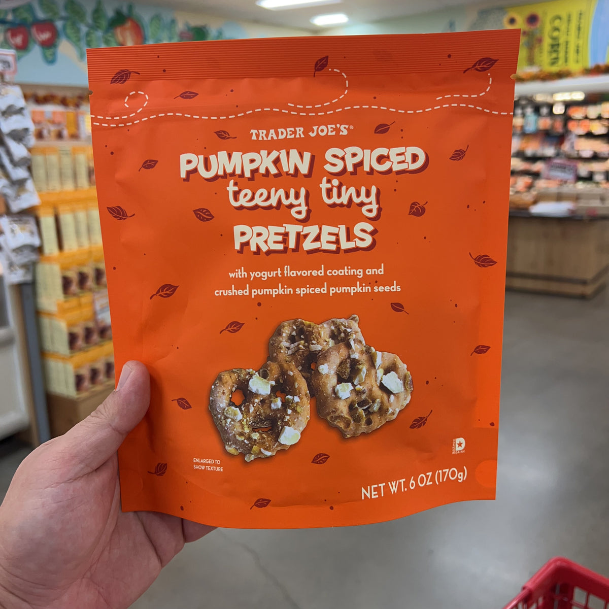 Trader Joe's Pumpkin Spiced Teeny Tiny Pretzels, 6 oz product image 5