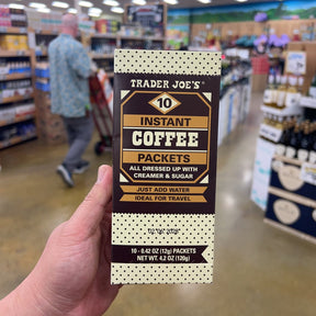 Trader Joe's Instant Coffee Packets with Creamer & Sugar 10 Count