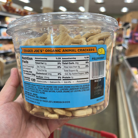 Trader Joe's Organic Animal Crackers 16 oz – package detail view 2