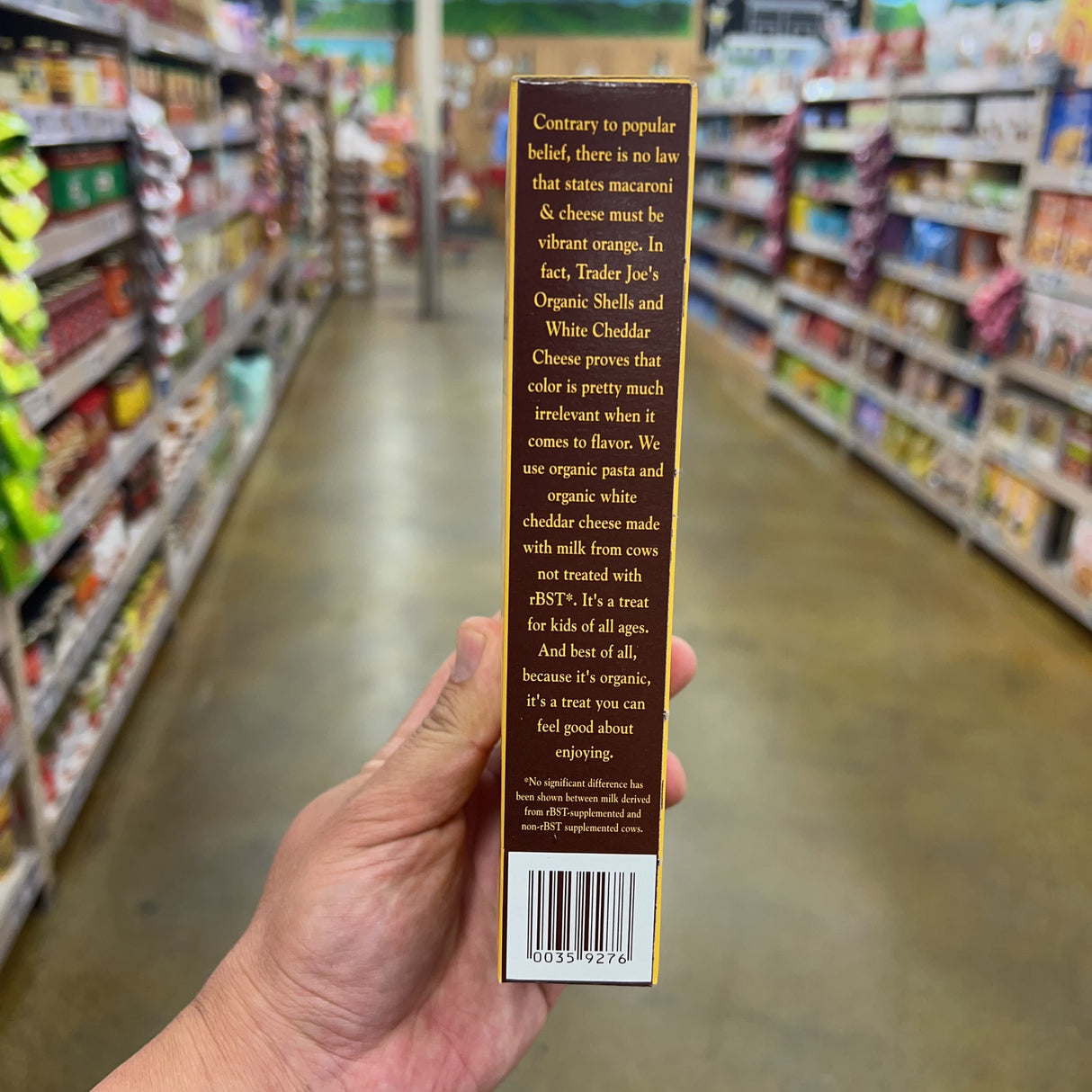 Trader Joe's Organic Shells and White Cheddar Macaroni & Cheese 6 oz product image 3