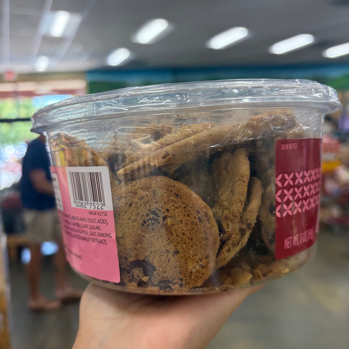 Trader Joe's Dark Chocolate Chunk and Almond Cookies 13 oz (369g)