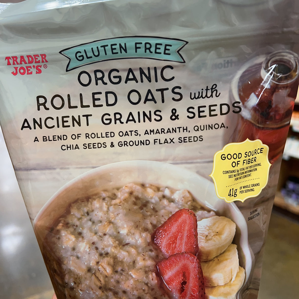 Trader Joe's Gluten Free Organic Rolled Oats with Ancient Grains & Seeds