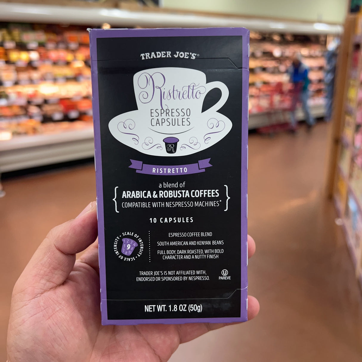 Trader Joe's Ristretto Espresso Capsules 10 ct