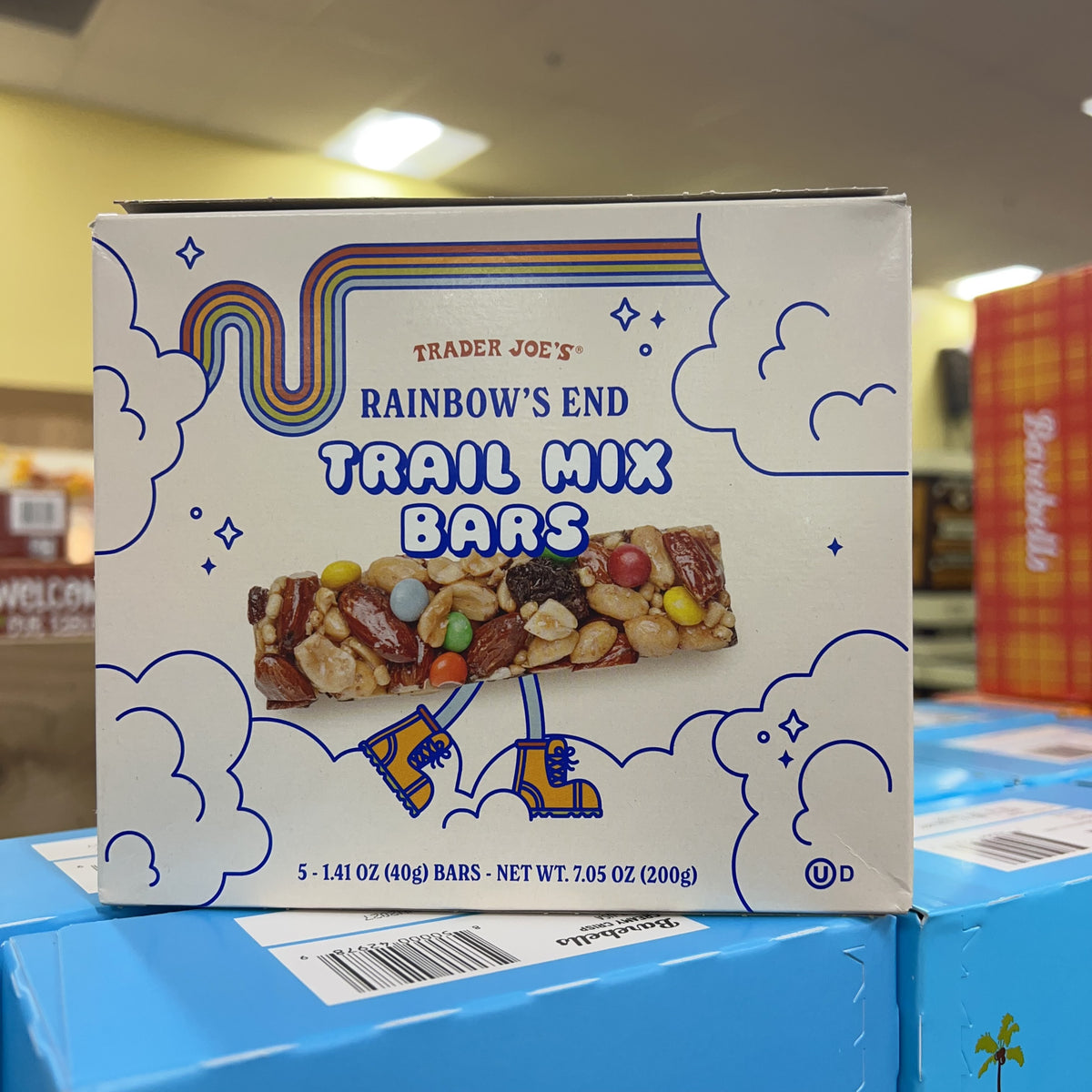 Trader Joe's Rainbow's End Trail Mix Bars 5 Pack 7.05 oz product image