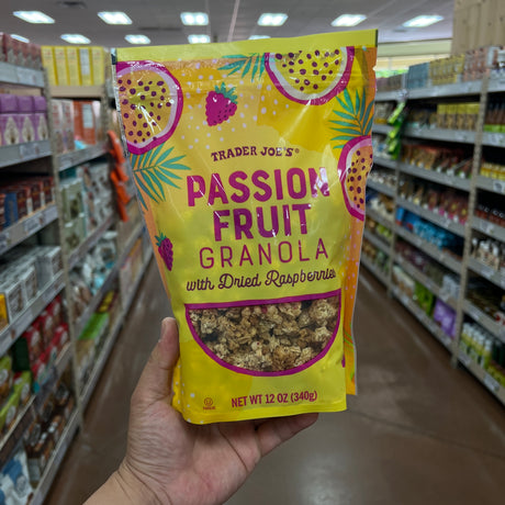 Trader Joe's Passion Fruit Granola with Dried Raspberries 