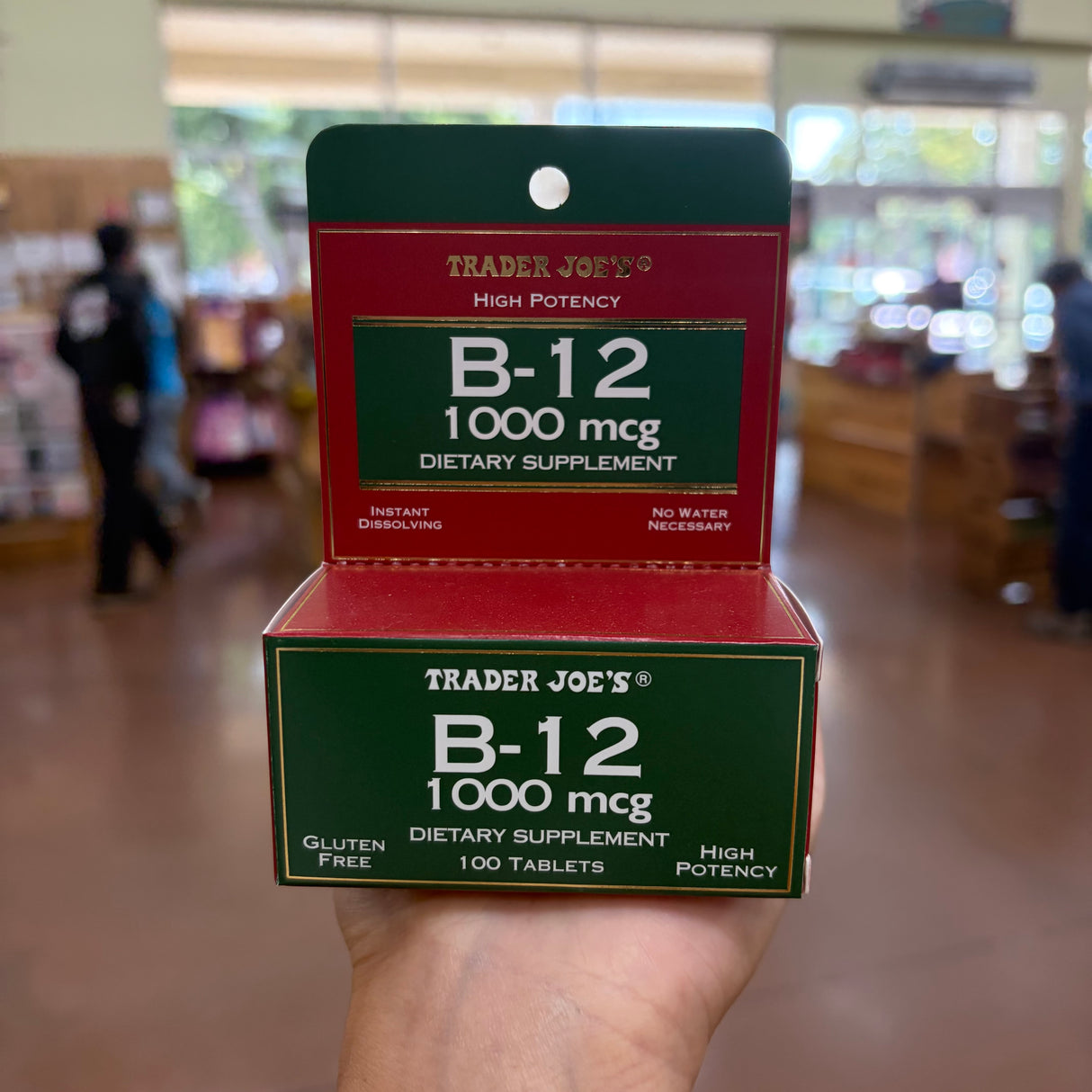Trader Joe's High Potency B-12 1000 mcg Instant Dissolving 100 Tablets product image