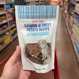 Trader Joe's Salmon & Sweet Potato Dog Treats — product label detail