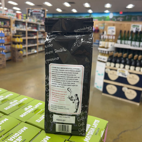 Trader Joe's French Roast Ground Coffee Dark Roast 100% Arabica 14 oz