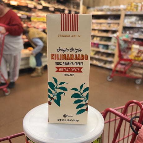 Trader Joe's Kilimanjaro Single Origin Instant Coffee 100% Arabica • 10 Packets • 1.16 oz