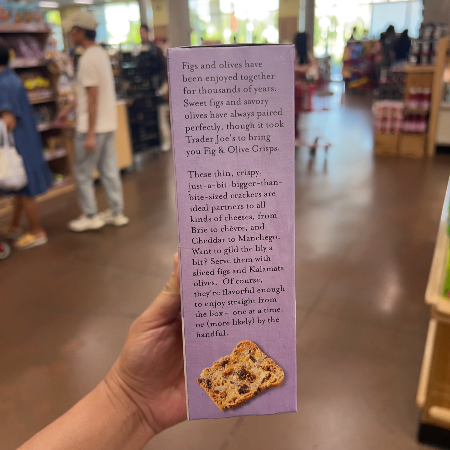 Trader Joe's Fig & Olive Crisps